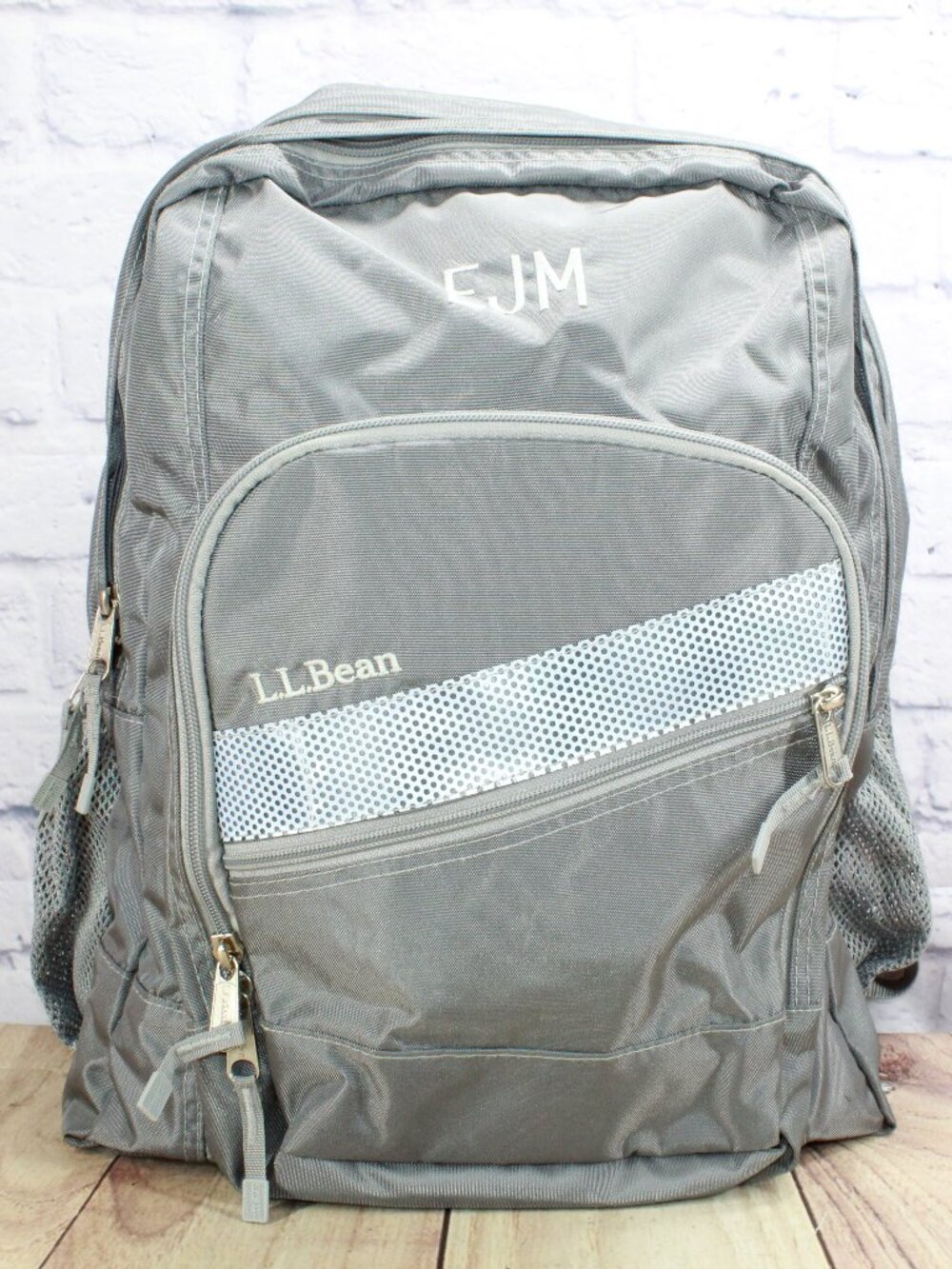 LL Bean Unisex Adult Deluxe Book Pack 37L School Backpack Summer Camp Gray